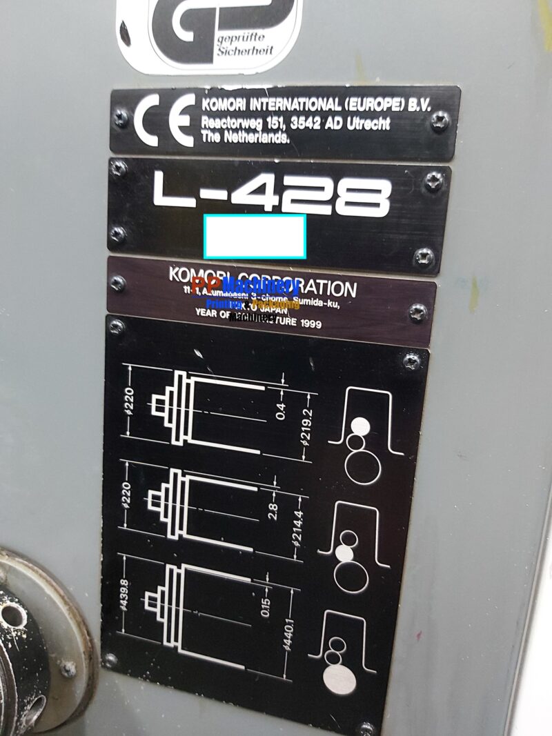 Komori Lithrone 428 4 colours offset printing machine - Image 5