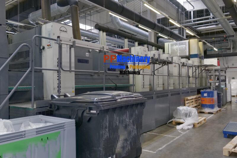 ROLAND 709 LTT OFFSET PRESS WITH FOILING UNIT AND INTERDECK UV - Image 11