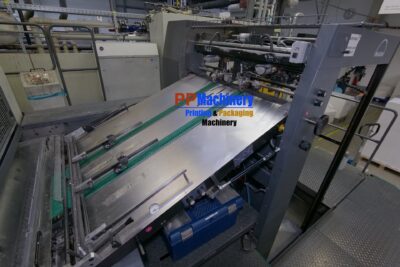 2006 ROLAND 709 LTT OFFSET PRESS WITH FOILING UNIT AND INTERDECK UV