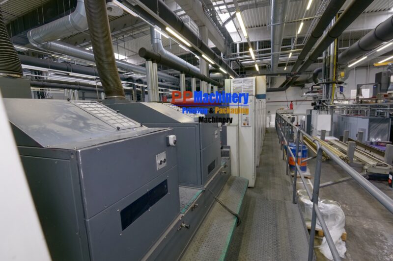 ROLAND 709 LTT OFFSET PRESS WITH FOILING UNIT AND INTERDECK UV