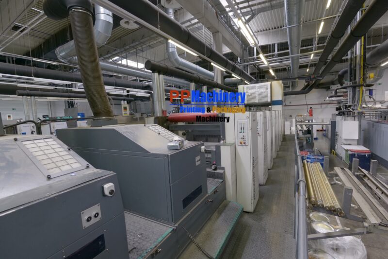 ROLAND 709 LTT OFFSET PRESS WITH FOILING UNIT AND INTERDECK UV - Image 9