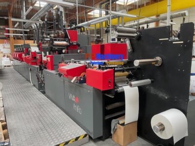 2017 CODIMAG VIVA 340 ANIFLO 5 COLOURS Intermittent label press with hot foil and flexo varnishing - Image 5