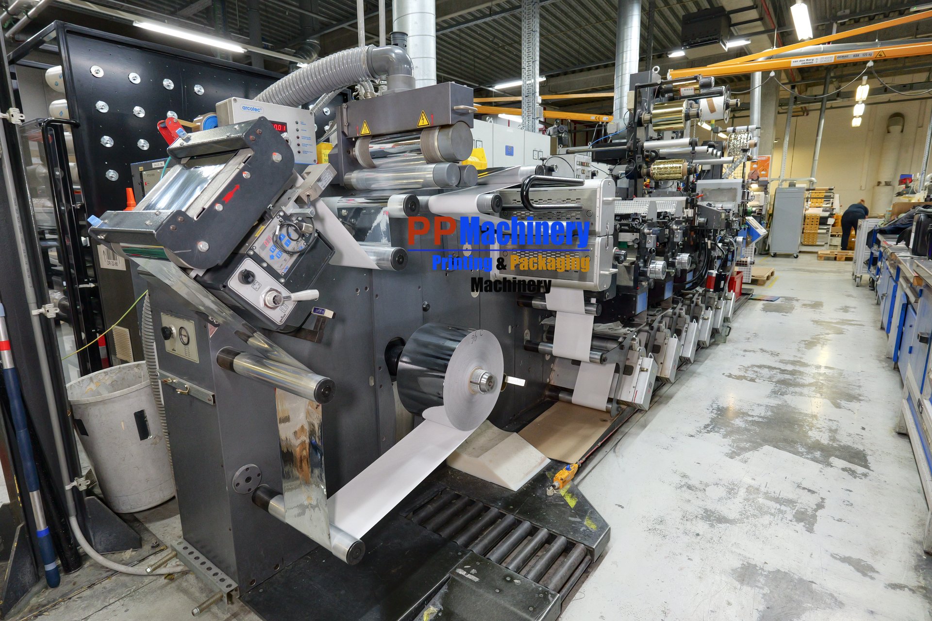 2006 Gallus EM 280 6 colours flexo label press - Image 4