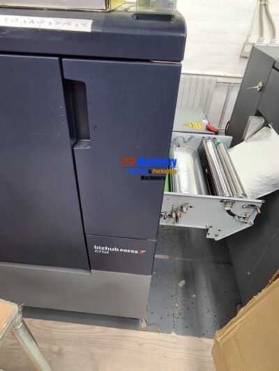 Alternative view of Konica Minolta bizhub PRESS C71cf – Digital label printing press – roll to roll