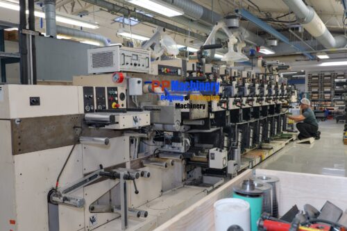 NILPETER F 2400 mm 8 colours UV flexo label press