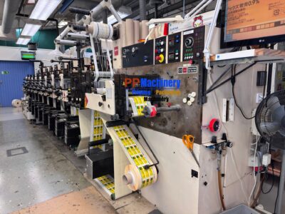 Alternative view of NILPETER F 2400 mm 8 colours UV flexo label press