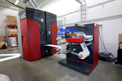 Alternative view of 2018 Xeikon 3030 plus 5 colurs digital label press roll to roll
