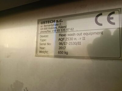 Alternative view of Dantex AQF 2530 PL - F/ II Developer and washing machine for flexo plates