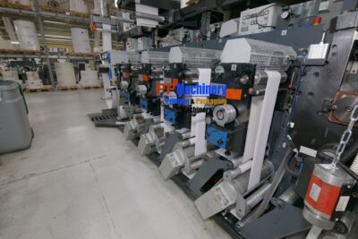 2005 Gallus EM 280 8 colours flexo label press with hot foil and screen printing - Image 17