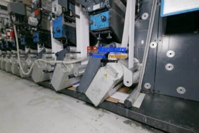 2005 Gallus EM 280 8 colours flexo label press with hot foil and screen printing - Image 7