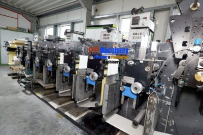 Gallus Arsoma EM 280 8 colours flexo label press