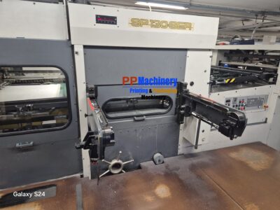Bobst SP 130-SER automatic die cutter from 1997 for immediate sale - Image 4