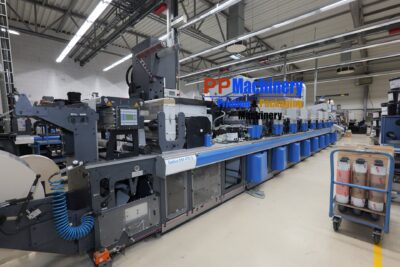 Alternative view of GALLUS EM 410 S 9 COLOURS FLEXO LABEL PRESS FROM 2007 #ppmachinery