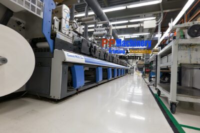 Gallus RCS 330 8 colours flexo label press