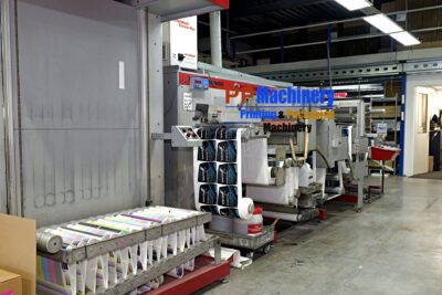 Alternative view of GM DC5V8-BX  Converting line for labels printed on digital or flexo