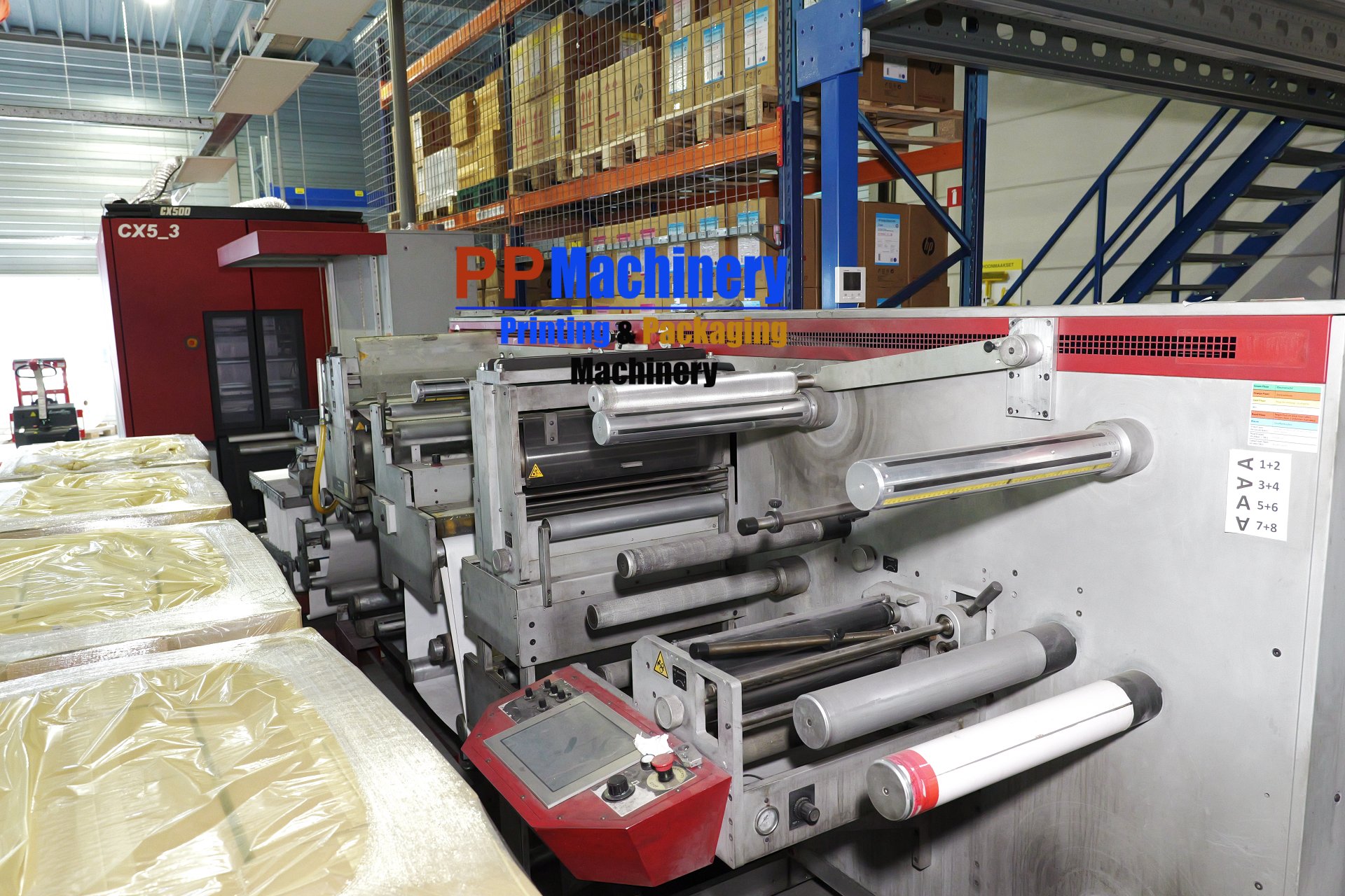 XEIKON CX500 Digital label press with Finishing line 500mm 20" printing width + GM Finishing line - Image 2