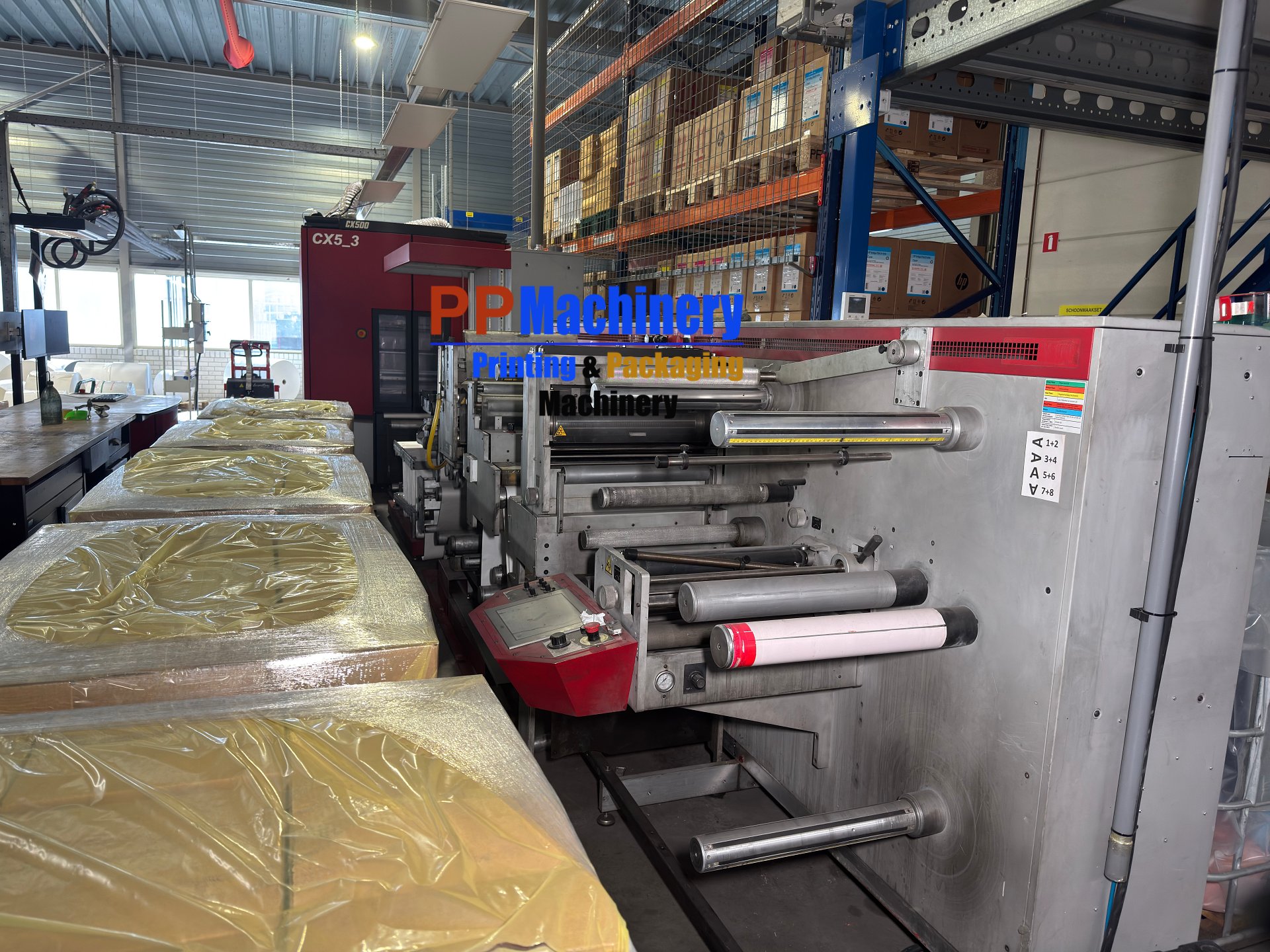 XEIKON CX500 Digital label press with Finishing line 500mm 20" printing width + GM Finishing line - Image 3