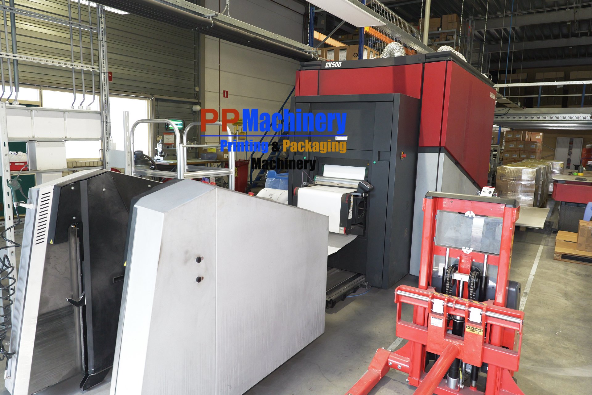 XEIKON CX500 Digital label press with Finishing line 500mm 20" printing width + GM Finishing line - Image 4