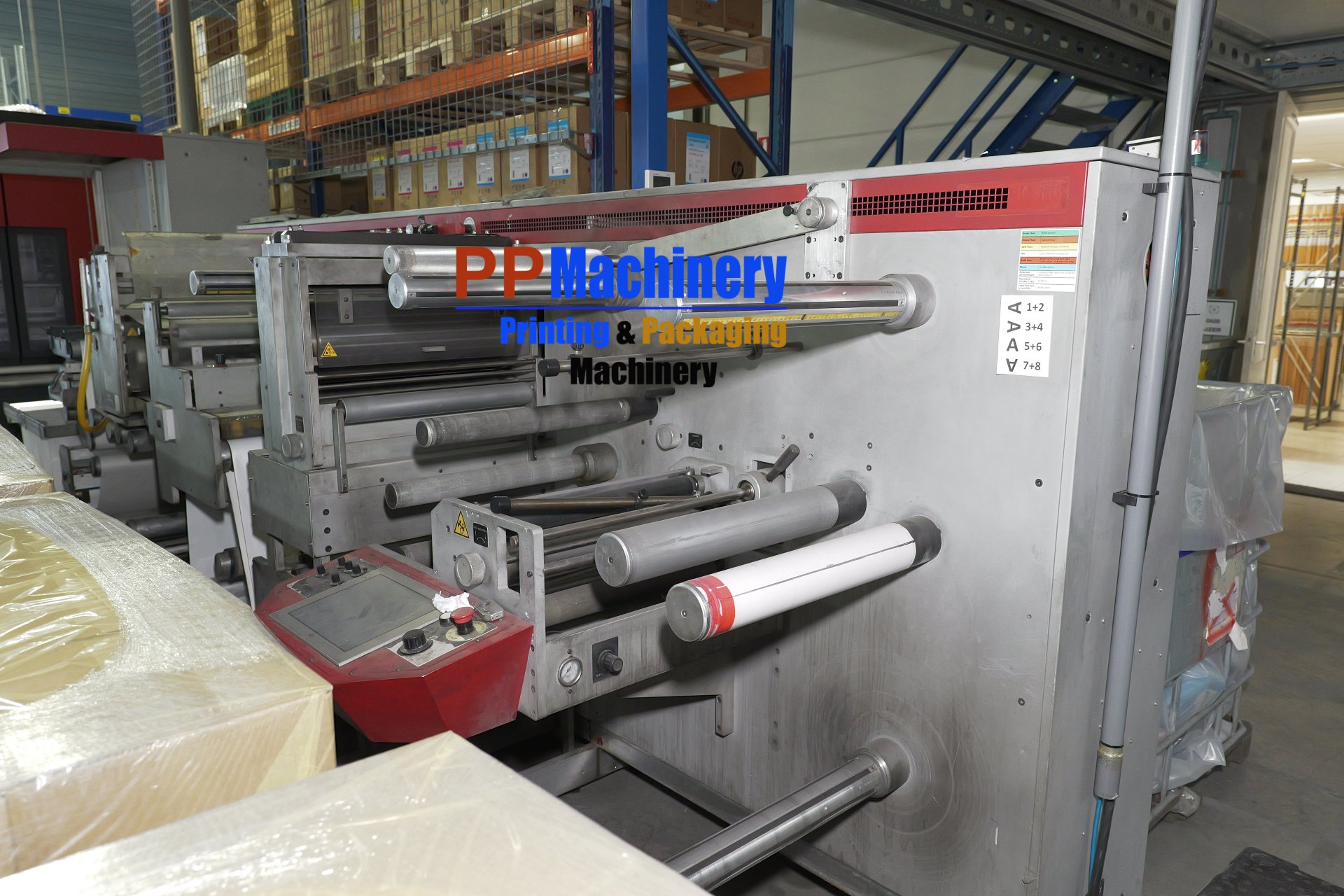 XEIKON CX500 Digital label press with Finishing line 500mm 20" printing width + GM Finishing line - Image 5