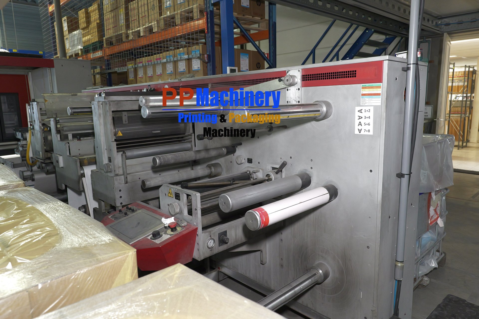 XEIKON CX500 Digital label press with Finishing line 500mm 20" printing width + GM Finishing line - Image 6