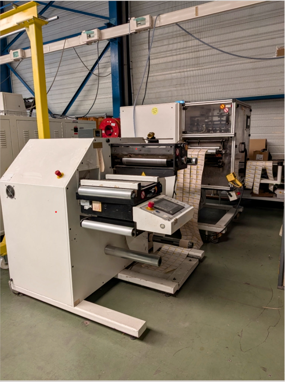 ABG International Vectra Turret Rewinder and Unwinder