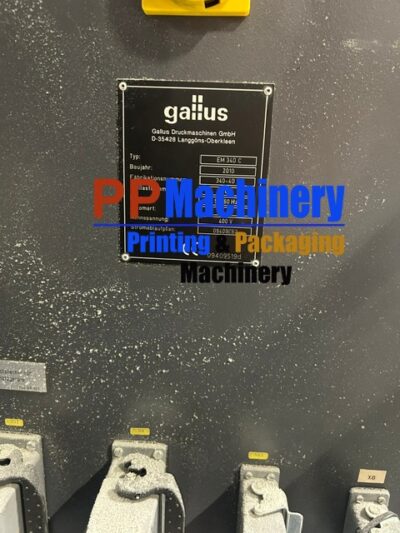 Gallus EM 340 C Finishing with Prati Turret Rewinder - Label Die Cutting Slitting and Rewinding line - Image 5