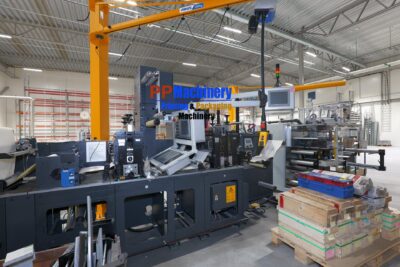 Gallus EM 340 C Finishing with Prati Turret Rewinder - Label Die Cutting Slitting and Rewinding line - Image 3