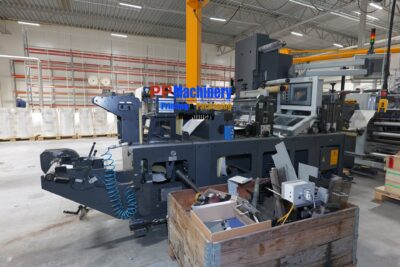 Gallus EM 340 C Finishing with Prati Turret Rewinder - Label Die Cutting Slitting and Rewinding line - Image 6