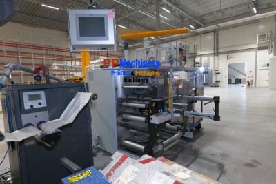 Prati TR400 Turret Rewinder 4 spindles automatic turret rewinder  with turning bar and slitting unit from 2015 - Image 13