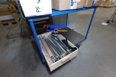 Prati TR400 Turret Rewinder 4 spindles automatic turret rewinder  with turning bar and slitting unit from 2015 - Image 12