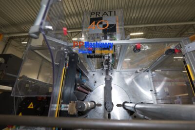 Prati TR400 Turret Rewinder 4 spindles automatic turret rewinder  with turning bar and slitting unit from 2015 - Image 6