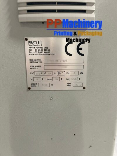 Prati TR400 Turret Rewinder 4 spindles automatic turret rewinder from 2015 - Image 7