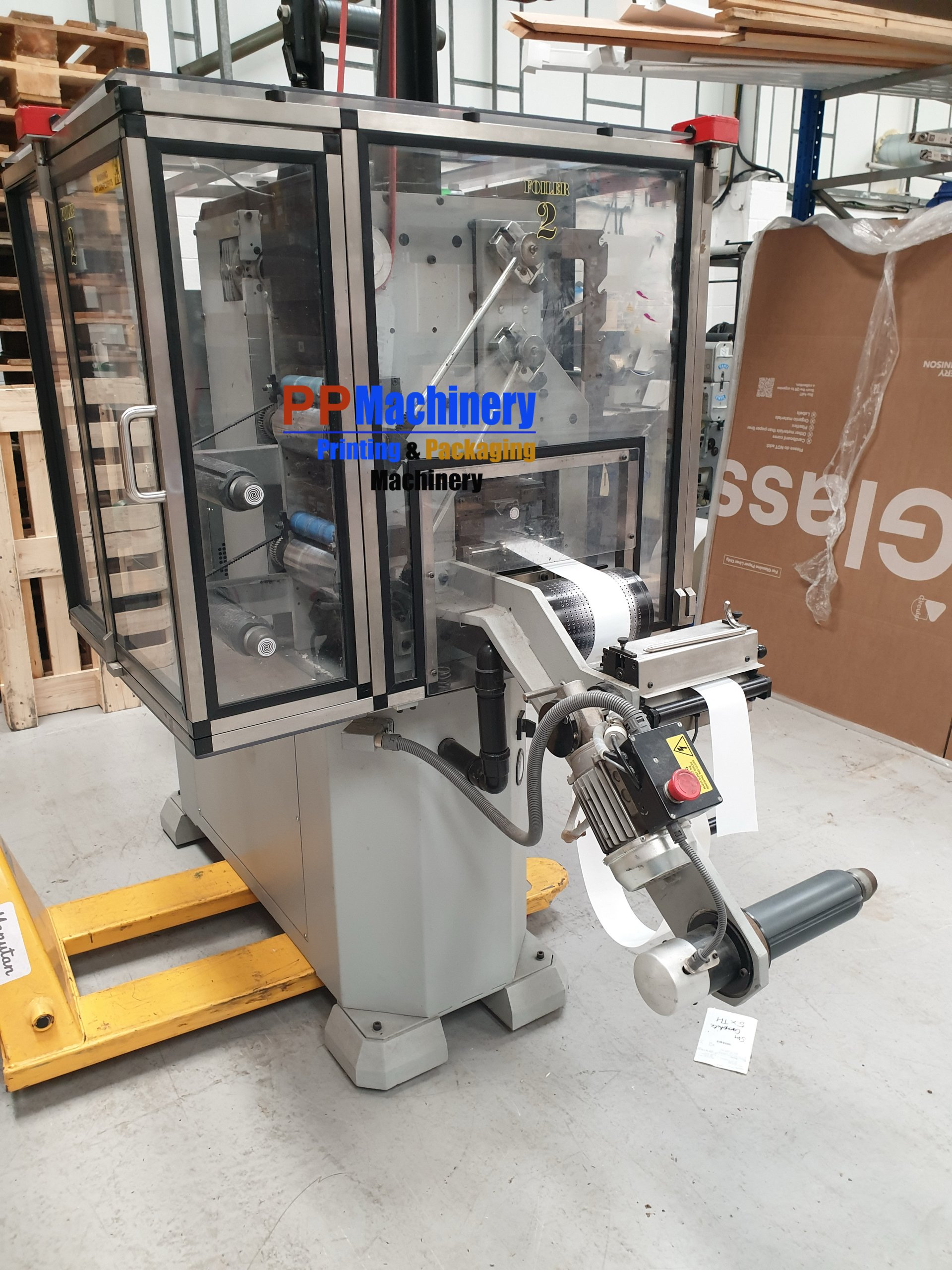 Newfoil 2500 MK II hotfoil stamping machine for labels - roll to roll - Image 2