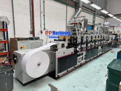 Mark Andy 2200-10 8 colours UV-LED flexo label printing press