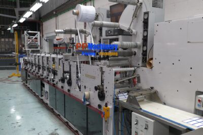 Mark Andy 2200-10 10 inch 250 mm 8 colours UV-LED flexo label printing press - Image 12