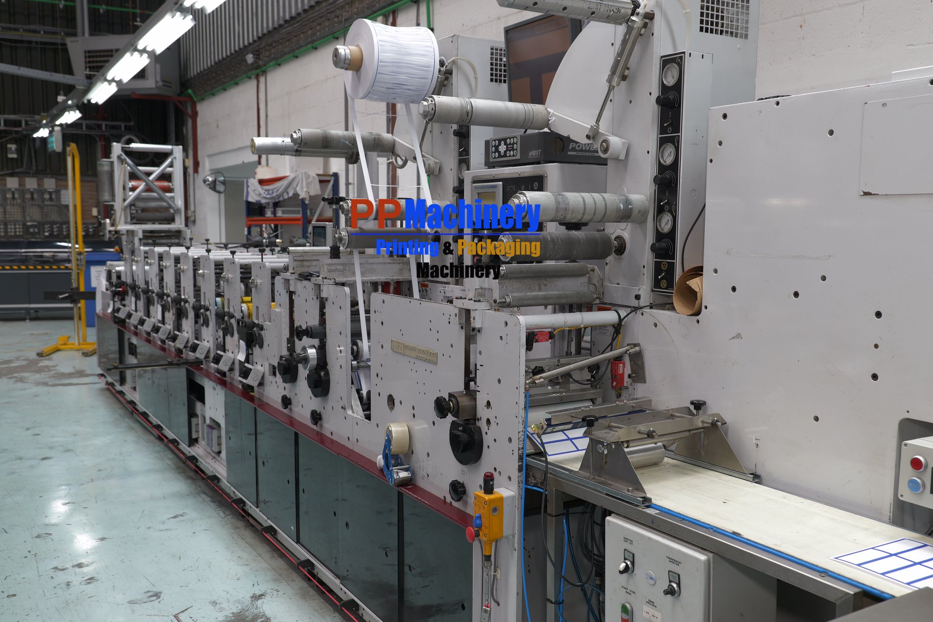 Mark Andy 2200-10 10 inch 250 mm 8 colours UV-LED flexo label printing press - Image 12