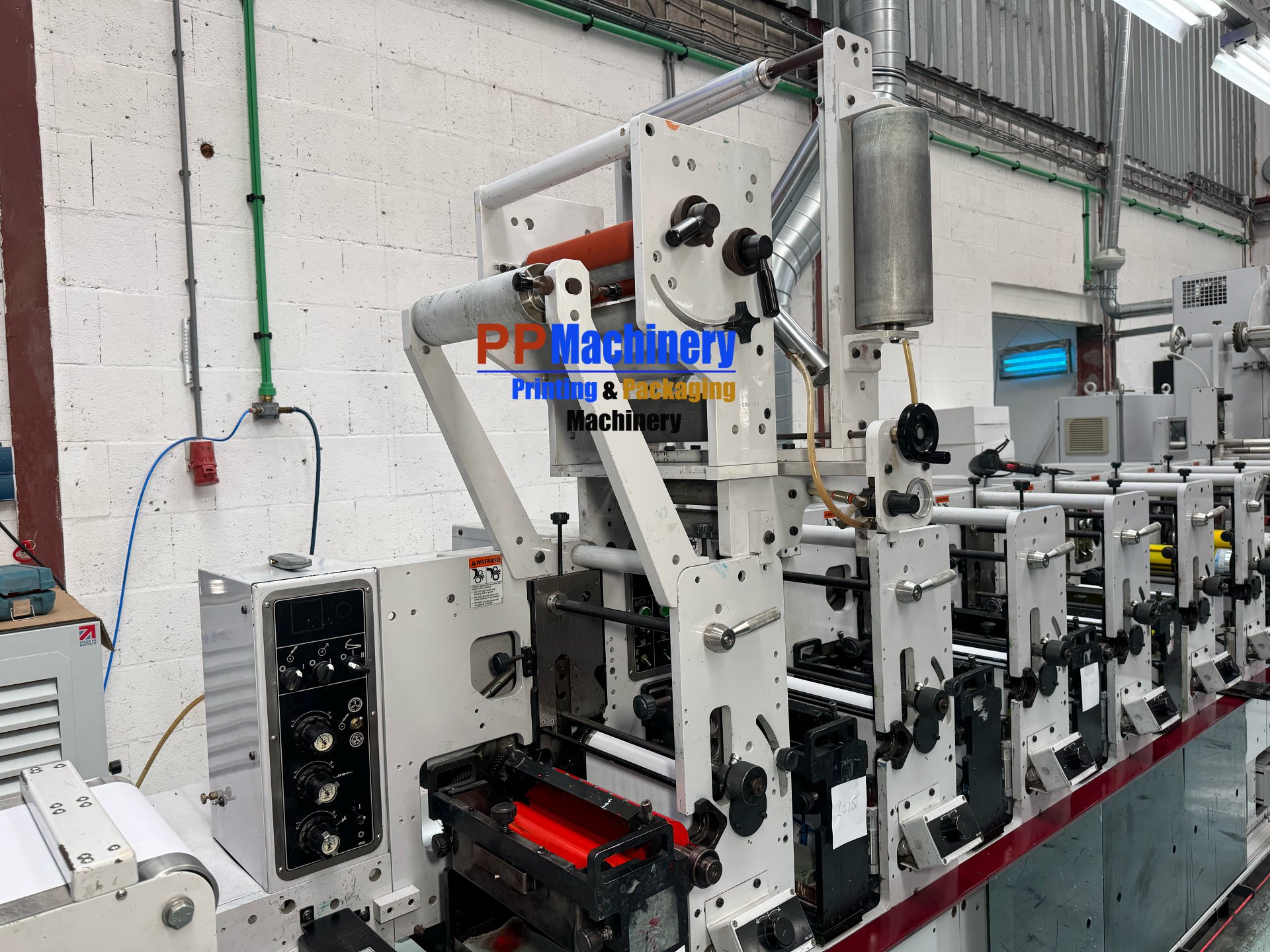 Mark Andy 2200-10 10 inch 250 mm 8 colours UV-LED flexo label printing press - Image 16