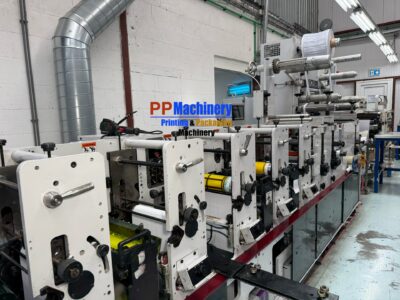 Mark Andy 2200-10 10 inch 250 mm 8 colours UV-LED flexo label printing press - Image 18