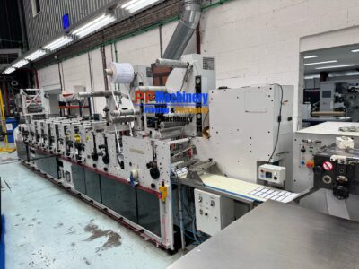 Alternative view of Mark Andy 2200-10 8 colours UV-LED flexo label printing press