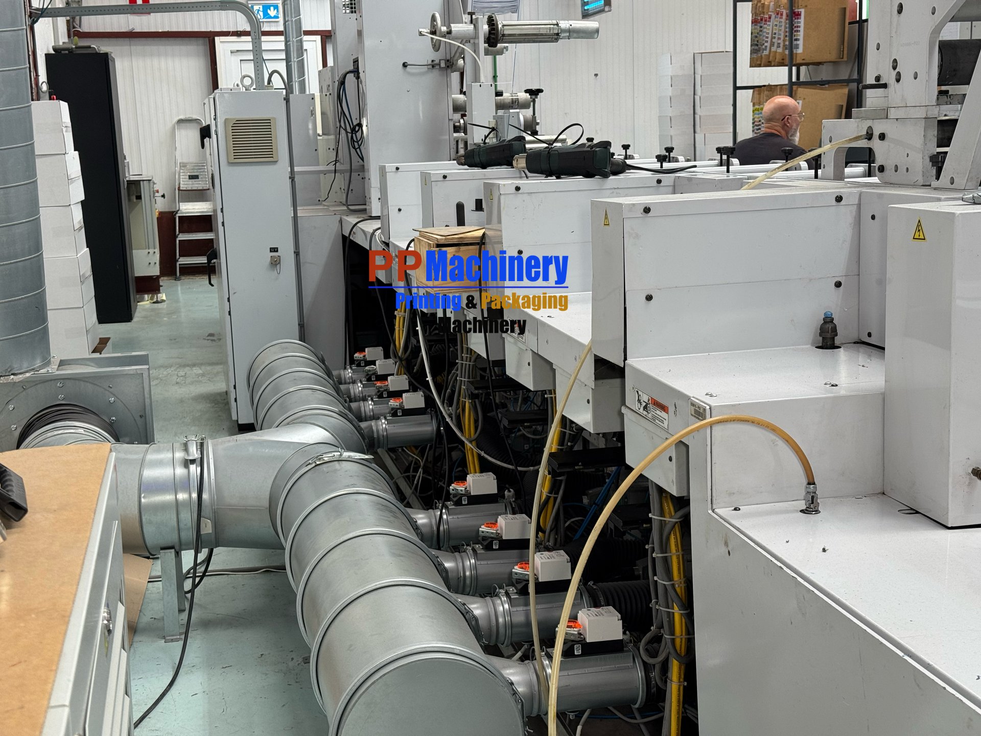 Mark Andy 2200-10 10 inch 250 mm 8 colours UV-LED flexo label printing press - Image 20