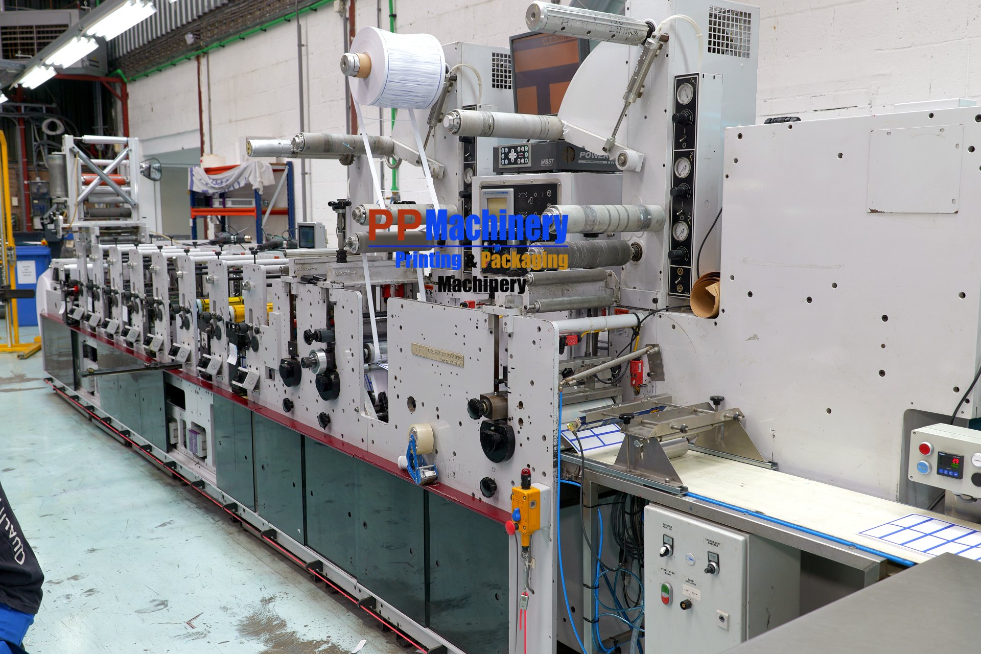 Mark Andy 2200-10 10 inch 250 mm 8 colours UV-LED flexo label printing press - Image 4