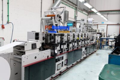 Mark Andy 2200-10 10 inch 250 mm 8 colours UV-LED flexo label printing press - Image 5