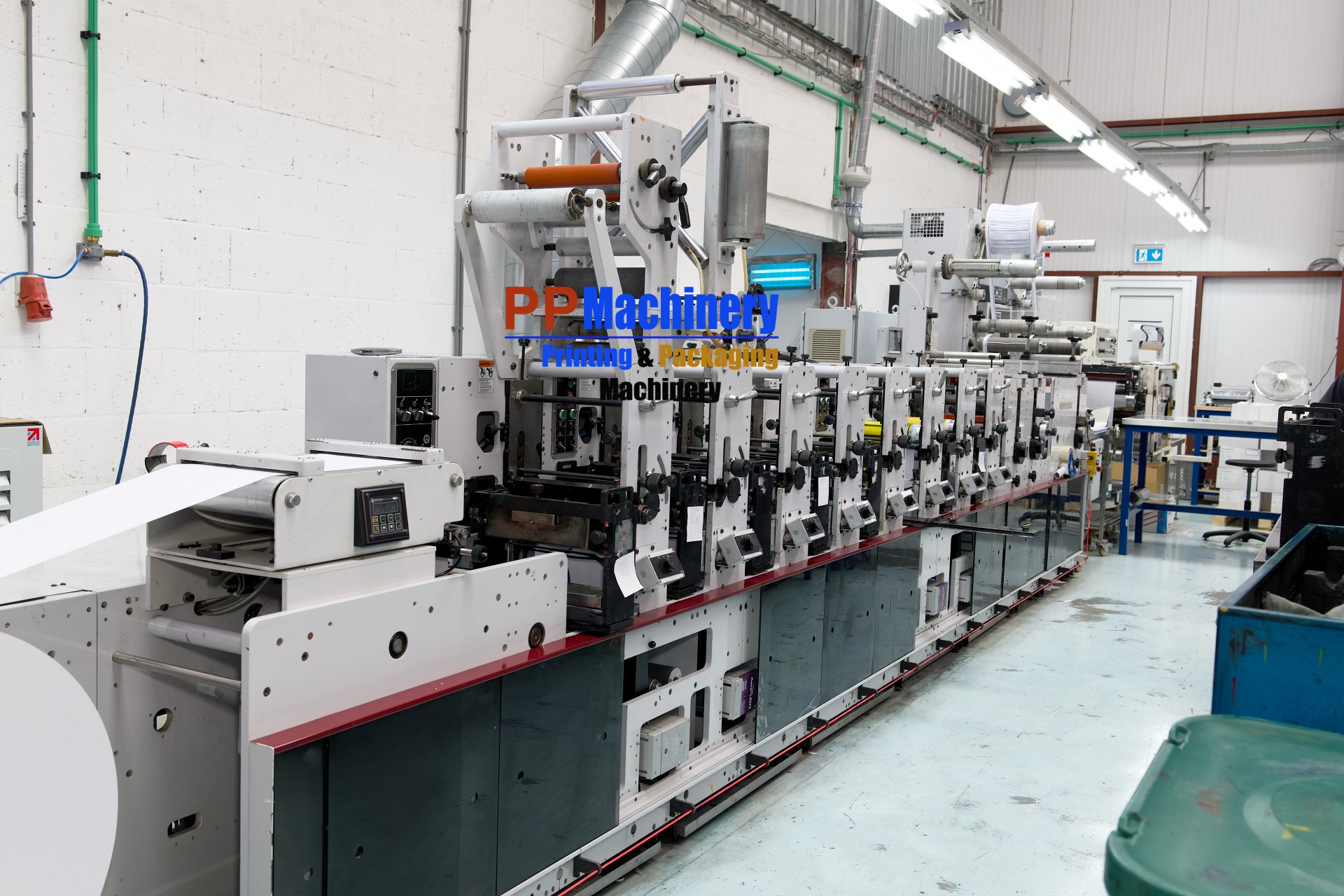 Mark Andy 2200-10 10 inch 250 mm 8 colours UV-LED flexo label printing press - Image 5