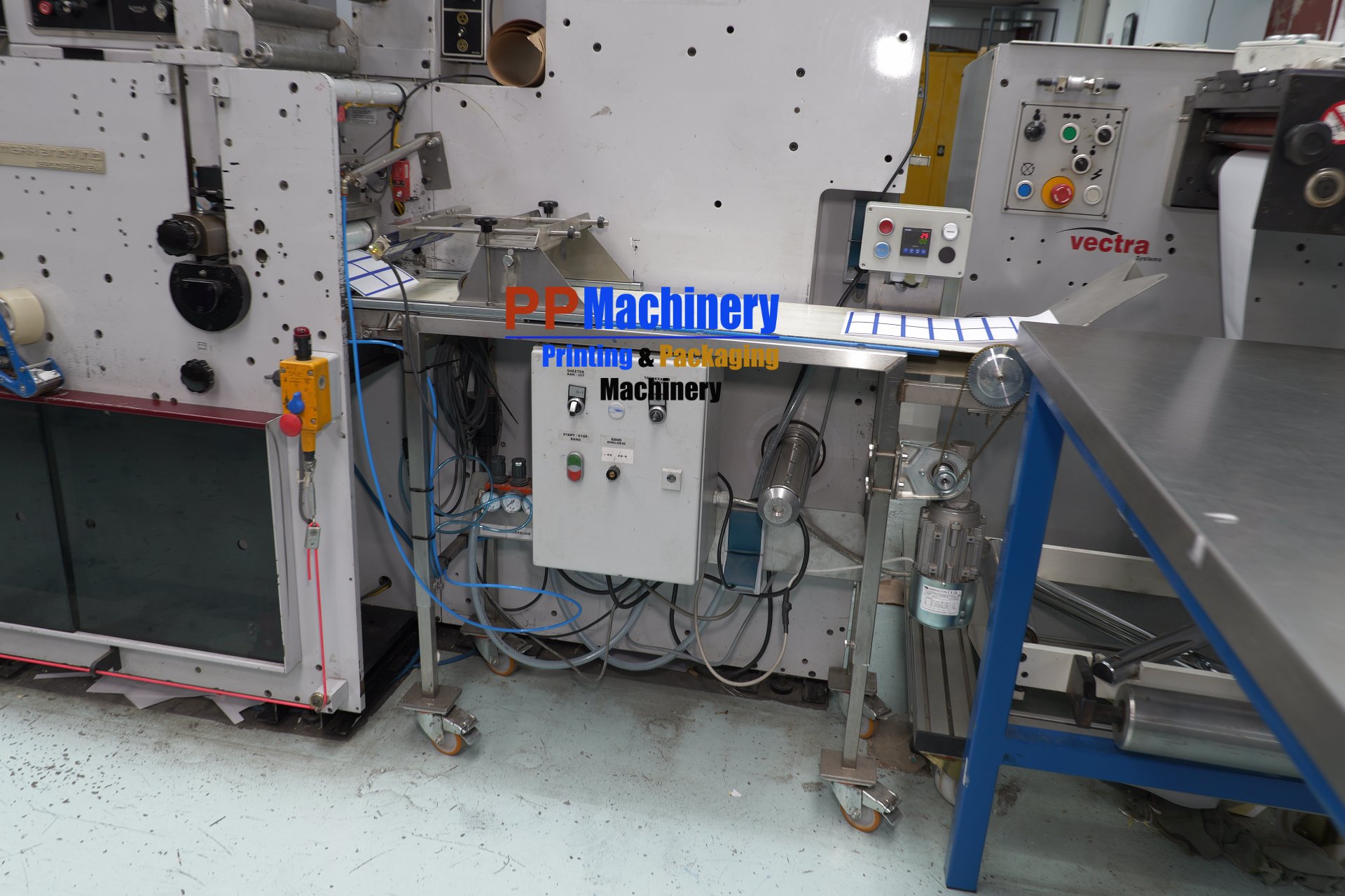Mark Andy 2200-10 10 inch 250 mm 8 colours UV-LED flexo label printing press - Image 7