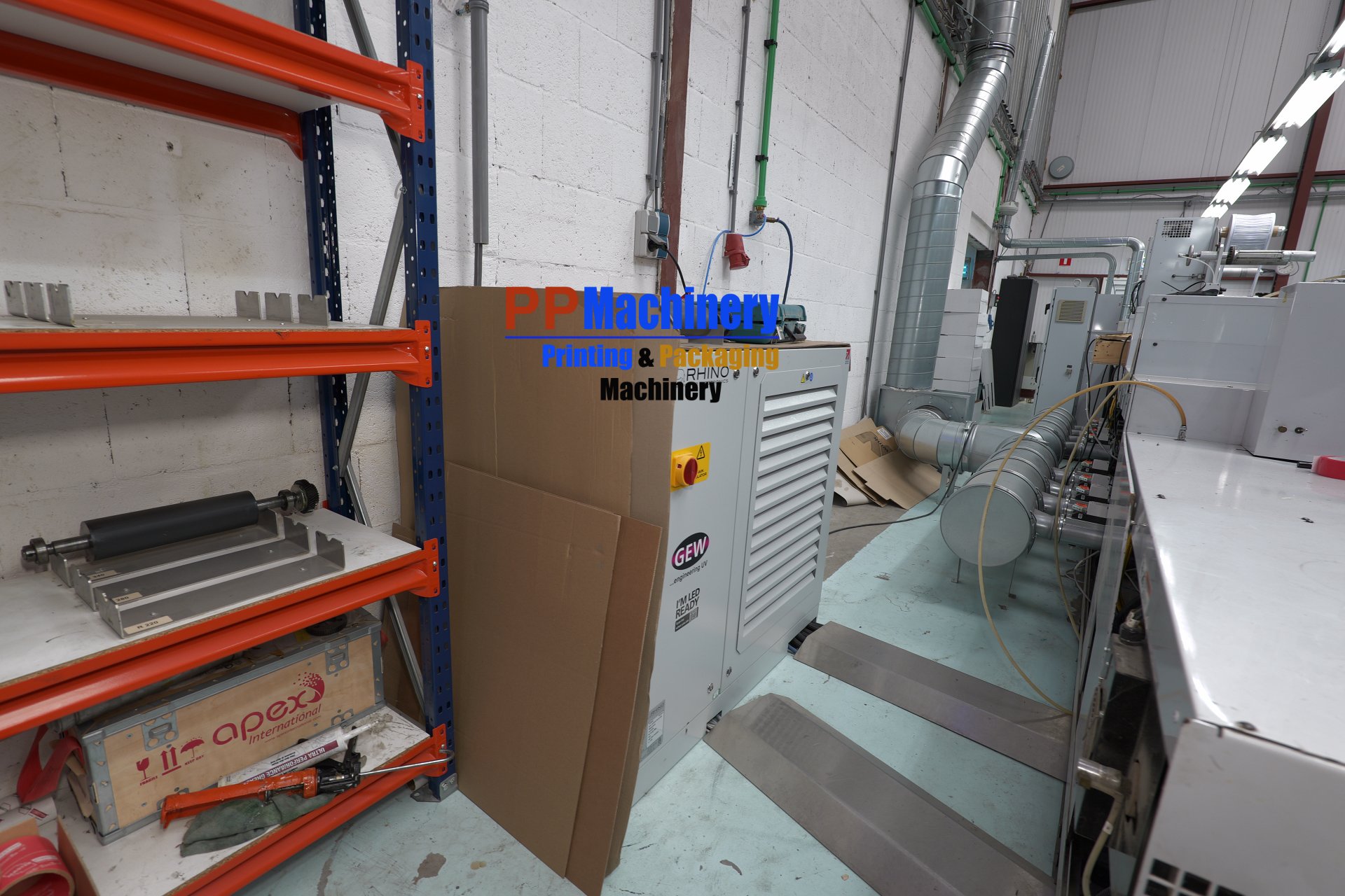 Mark Andy 2200-10 10 inch 250 mm 8 colours UV-LED flexo label printing press - Image 8