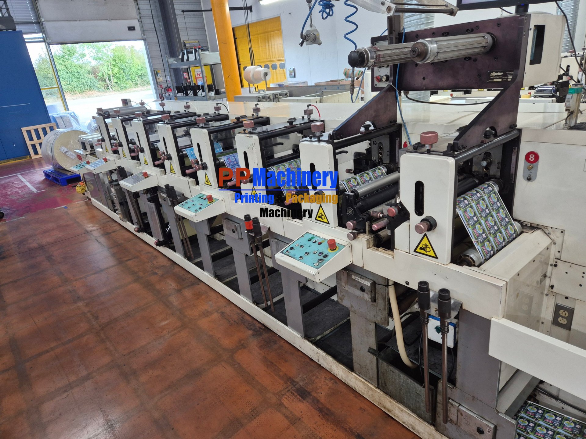 Nilpeter FB 3300S – 8-Colour Servo Flexo Printing Machine - Image 2